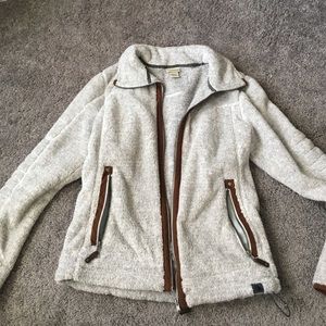 Grey winter fleece made by L.L. Bean